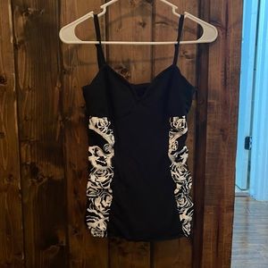 Black and White Metal Mulisha Medium Tank